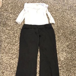 Pinstripe pants
